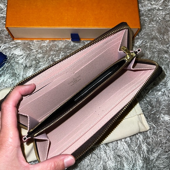 LOUIS VUITTON MONOGRAM CLEMENCE WALLET LONG ZIP - Picture 11 of 13